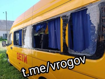 Владимир Рогов: Нацисты атаковали школу. В результате удара выбиты двери, повреждено остекление учебного заведения в Приазовском