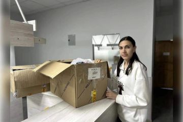 Детям интернатов Мелитополя отправили гумпопощь из города Донской
