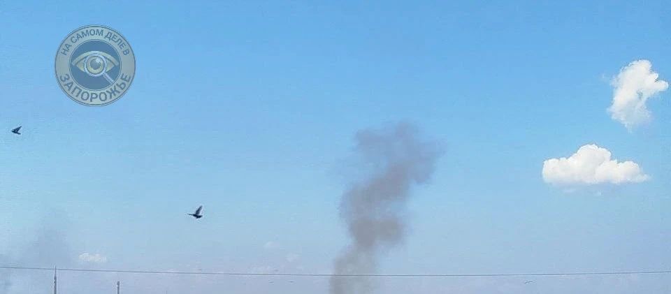 В оккупированном киевским режимом городе Запорожье громко