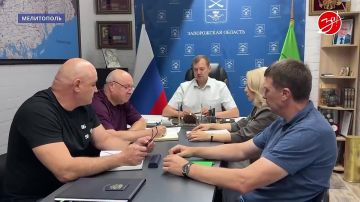 Губернатор Запорожской области Евгений Балицкий провёл оперативное совещание с курирующими заместителями