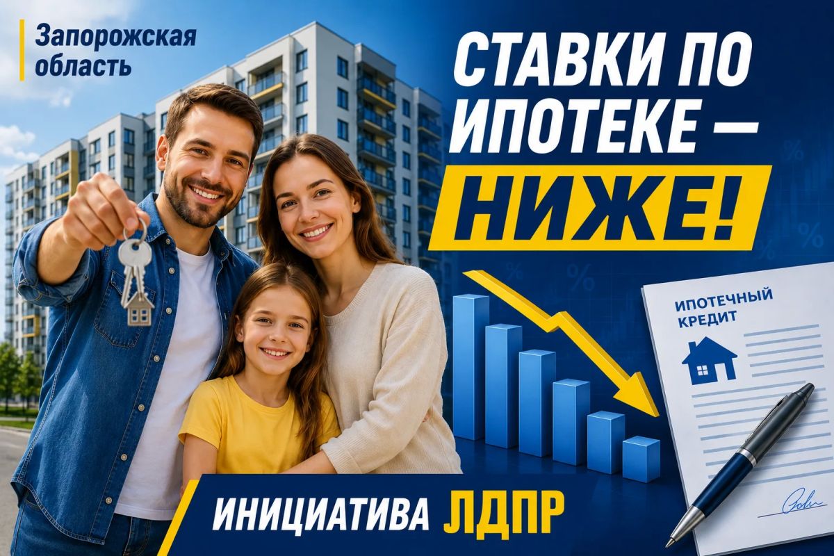 ЛДПР предлагает автоматически снижать ставки по ипотеке при уменьшении ключевой ставки ЦБ
