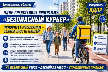 ЛДПР представила программу «Безопасный курьер»