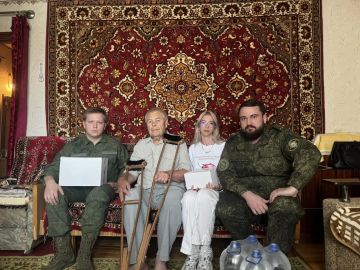 Офицеры Следственного комитета России оказали гуманитарную помощь ветерану боевых действий