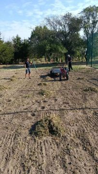 Коммунальщики привели в порядок стадион в Ефремовке