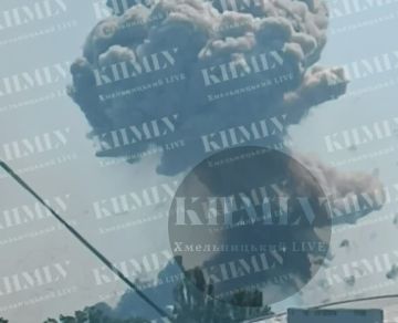 Кадры уже третьего по счету мощнейшего взрыва на полигоне, предположительно, 8-го полка ССО ВСУ в Хмельницком