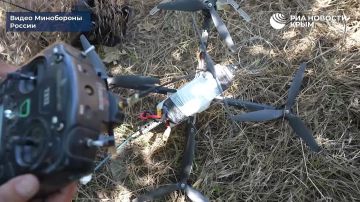 Расчет FPV-дронов группировки войск "Днепр" уничтожил пехоту ВСУ в укрытии опорного пункта в Запорожской области