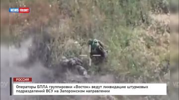 Операторы БПЛА группировки «Восток» ведут ликвидацию штурмовых подразделений ВСУ на Запорожском направлении