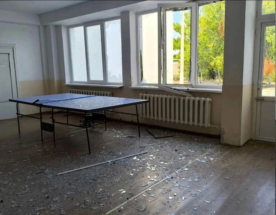Дрон ВСУ атаковал школу в Запорожской области