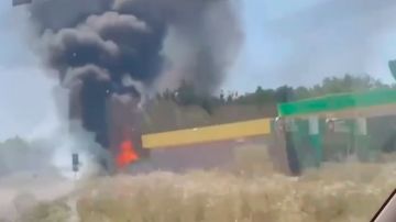 Российские дроны поразили заправку и автостоянку в зоне спецоперации