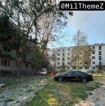 Запорожье. Снова криворукое ПВО сбивает дроны над жилыми кварталами