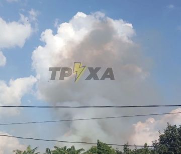 Сообщается о пожарах в оккупированной части Запорожской области