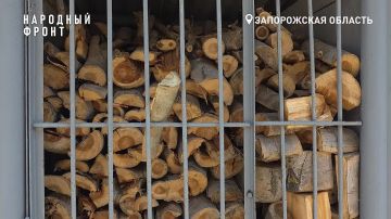 Народный фронт доставил консервы для бердянских пенсионеров