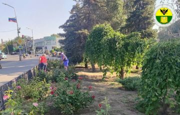 В Мелитополе привели в порядок сквер Героям-подпольщикам
