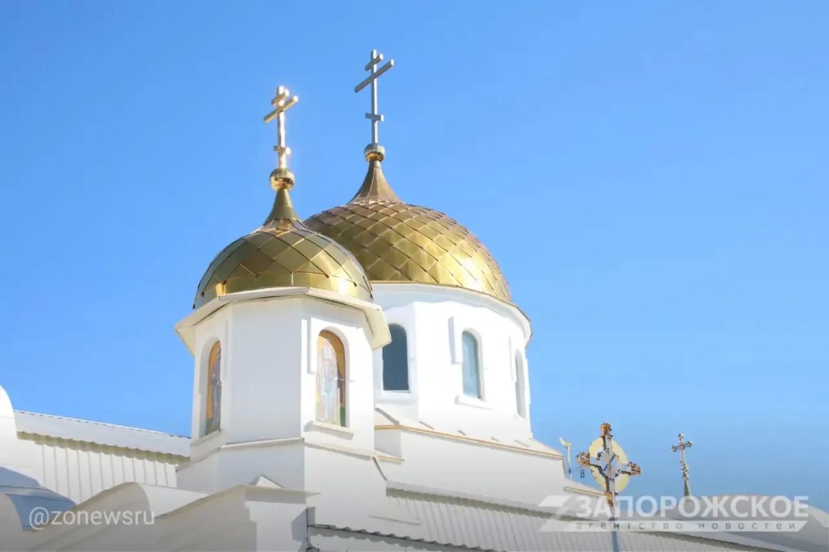ЭКСКЛЮЗИВ Праздничное богослужение в честь Медового Спаса прошло в мужском монастыре преподобного Саввы Освященного в Мелитополе