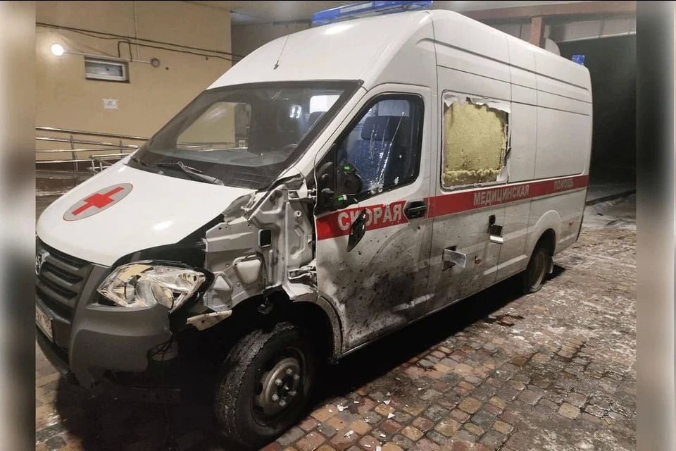 В Васильевке ВСУ обстреляли экипаж "скорой помощи"