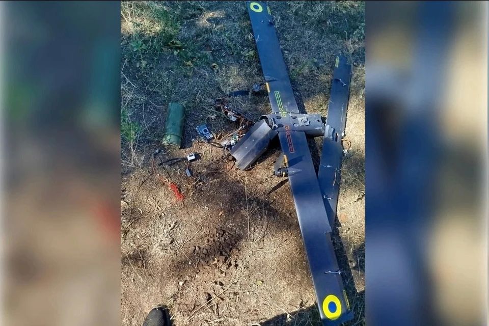 Над дорогой Великая Белозерка- Энергодар сбили дрон ВСУ