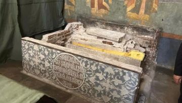 Мощи Дмитрия Донского обнаружили в саркофаге в Архангельском соборе
