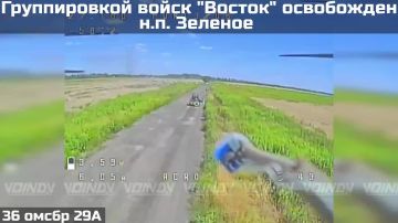 ПОДРАЗДЕЛЕНИЯМИ ГРУППИРОВКИ ВОЙСК "ВОСТОК" ОСВОБОЖДЕН НАСЕЛЁННЫЙ ПУНКТ ЗЕЛЕНОЕ