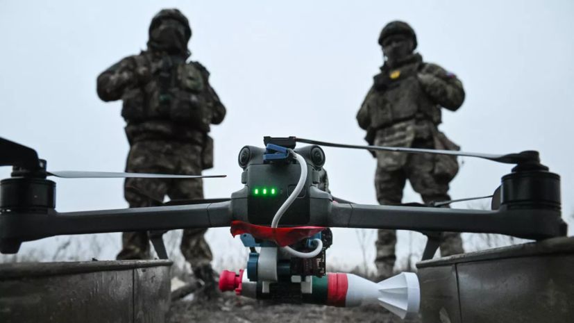 Расчёты БПЛА уничтожили технику и боевиков ВСУ около Запорожья