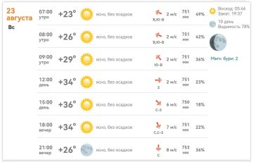 ������ ����. � ���������� ������� ����, �� +36�C