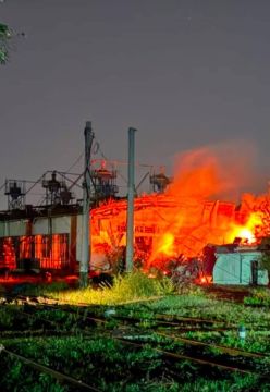 Минобороны снесло железнодорожное депо в Дарницком районе Киева