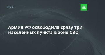 Армия РФ освободила сразу три населенных пункта в зоне СВО