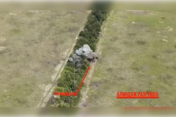 Блиндажи для скрытого перемещения ВСУ уничтожили артогнем в Запорожской области