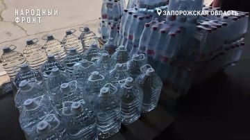 Народный фронт передал 500 литров воды в Веселовский округ