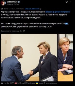 Глава МИД Латвии поучаствовала в определении судьбы Запорожской атомной электростанции
