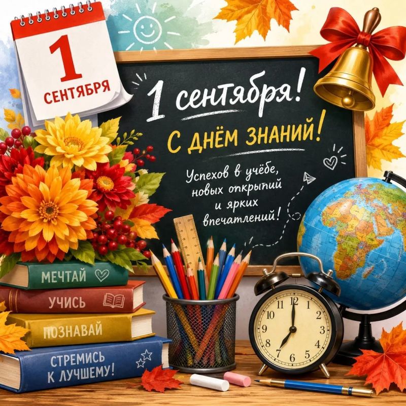 Сентябрь вновь открывает двери в мир знаний, новых открытий и важных достижений