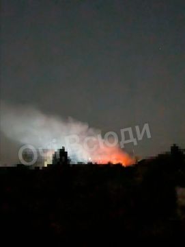 Кадры последствий прилёта "Герани" в оккупированном Запорожье