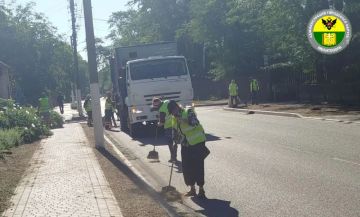 На улице Вакуленчука привели в порядок тротуары