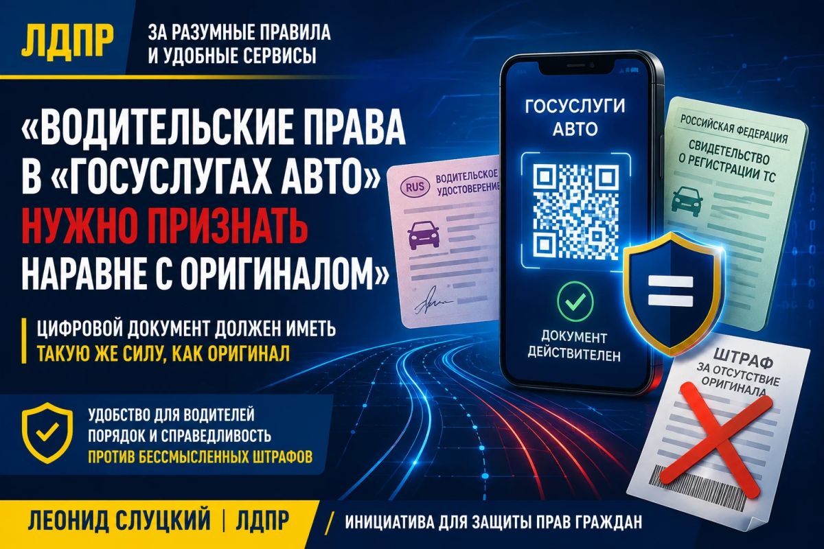 Водительские права в «Госуслугах Авто» нужно признать наравне с оригиналом