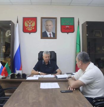 Виктор Емельяненко: Провёл рабочую встречу с Сергеем Золотарёвым, главой администрации городского округа Мелитополь