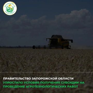 В Запорожской области изменили порядок предоставления субсидий аграриям