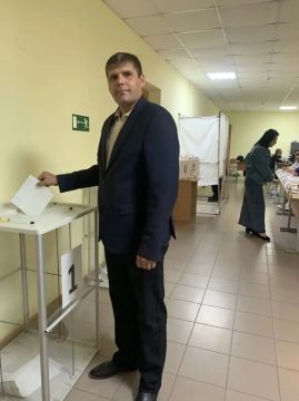 Глава Минтранса Запорожской области принял участие в голосовании