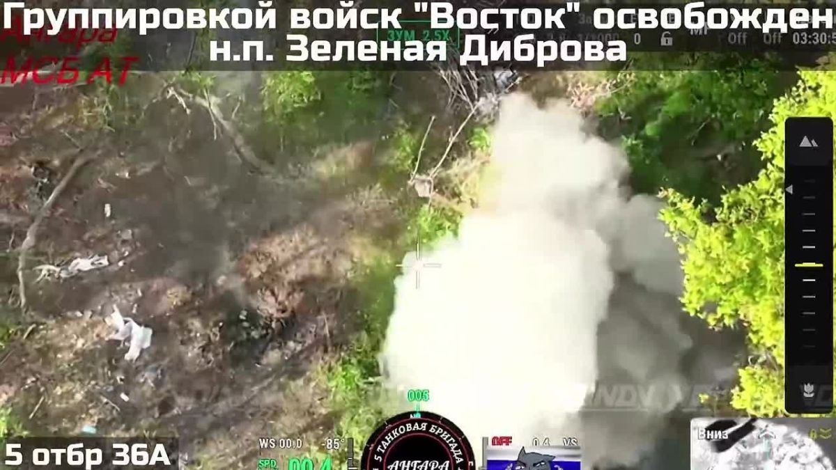 ПОДРАЗДЕЛЕНИЯ ГРУППИРОВКИ ВОЙСК "ВОСТОК" ОСВОБОДИЛИ НАСЕЛЁННЫЙ ПУНКТ ЗЕЛЕНАЯ ДИБРОВА