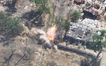 Наземный дрон со снабжением ВСУ уничтожен в районе города Орехов