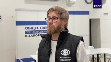 Центр общественного наблюдения, открытый в преддверии выборов в Мелитополе Запорожской области, продолжает свою работу