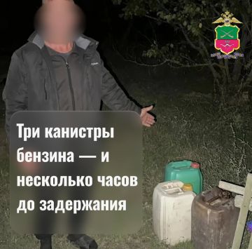 Три канистры бензина — и несколько часов до задержания