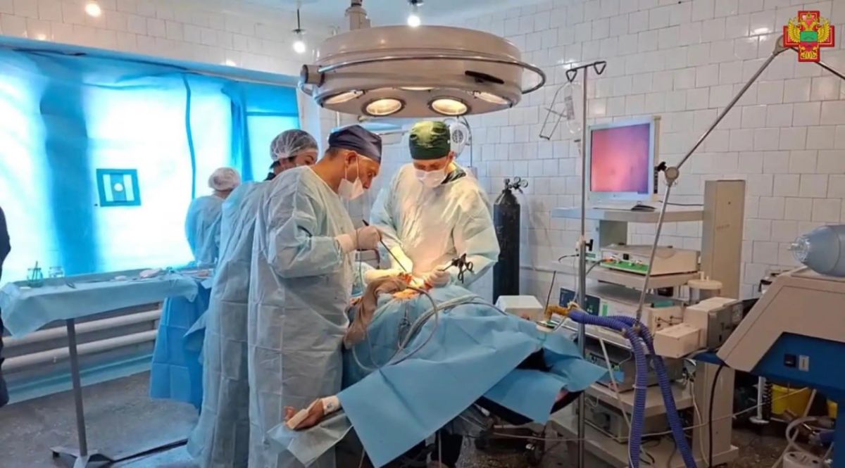Лапароскопическую операцию провели в Токмаке