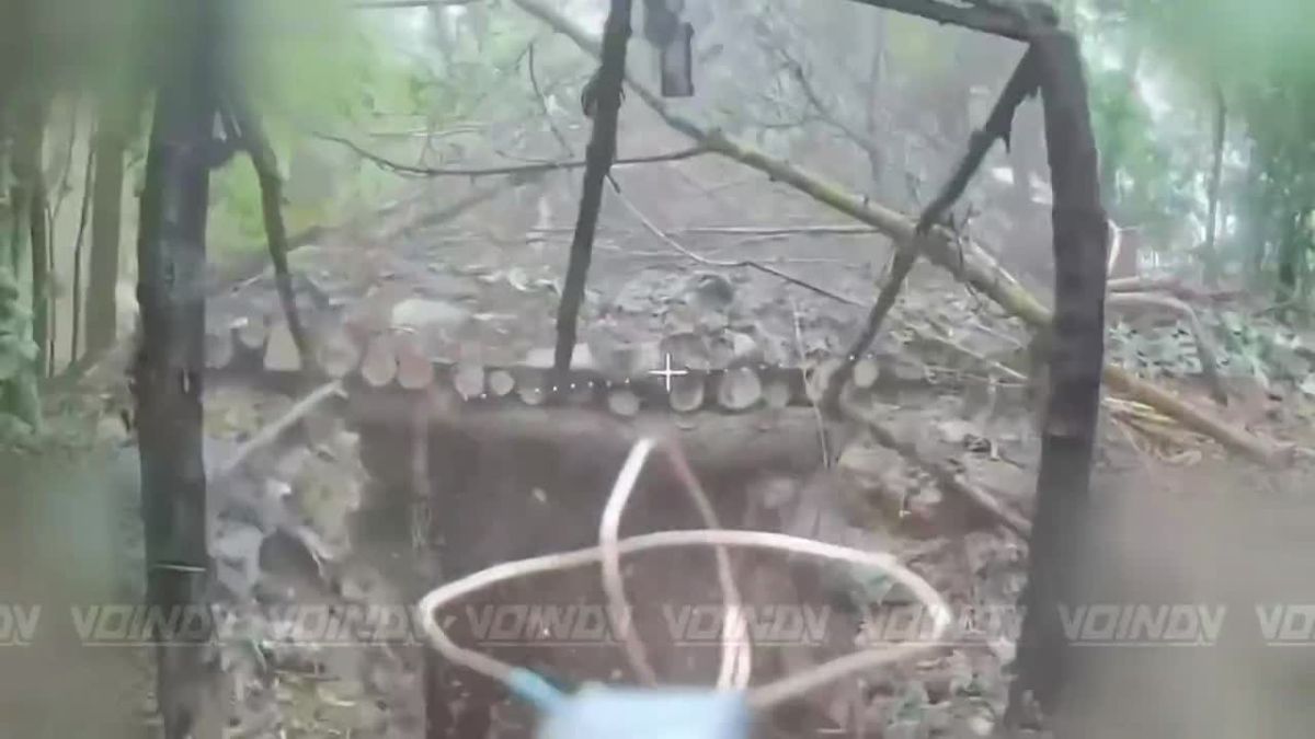 Очередное укрытие разобрано до основания