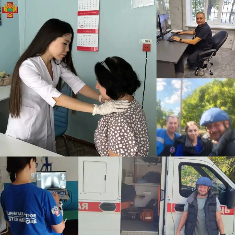 В Запорожскую область приехала новая бригада врачей из Федерального центра медицины катастроф «Южный» Минздрава России