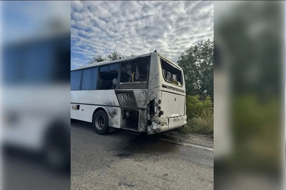 Дрон ВСУ атаковал пассажирский автобус в Запорожской области