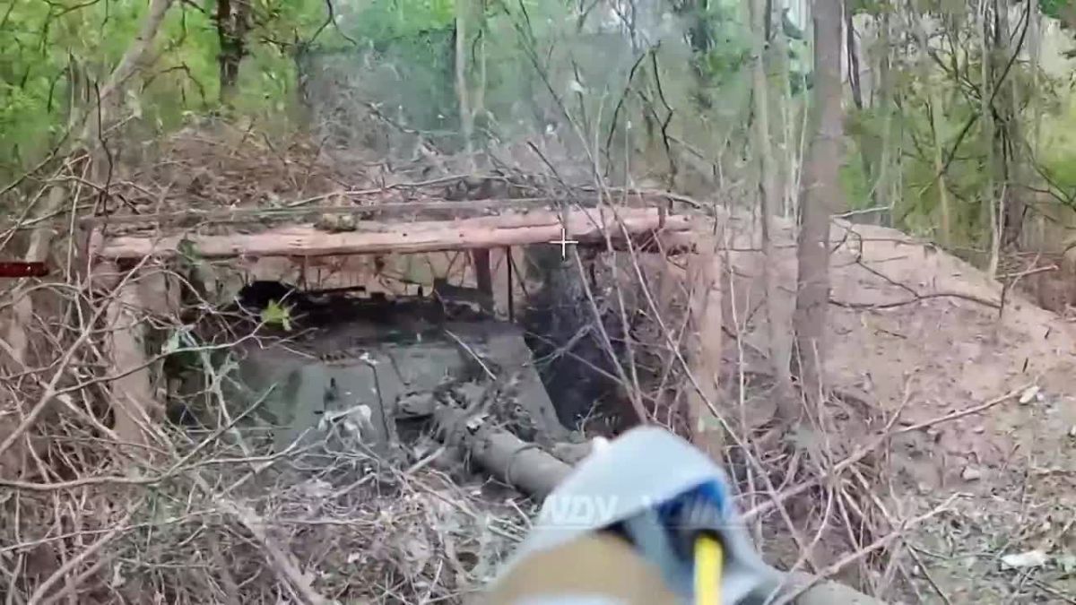 Гвардейцы 14 отдельной бригады спецназа группировки войск "Восток" обнаружили и уничтожили САУ ВСУ на Запорожском направлении