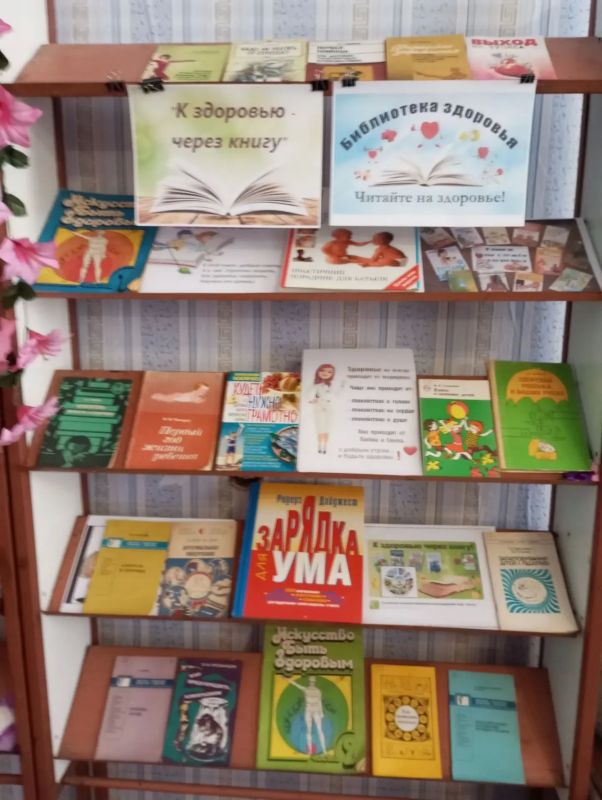 «О здоровье узнаем из книг»: в библиотеке села Николаевка прошел тематический час здоровья