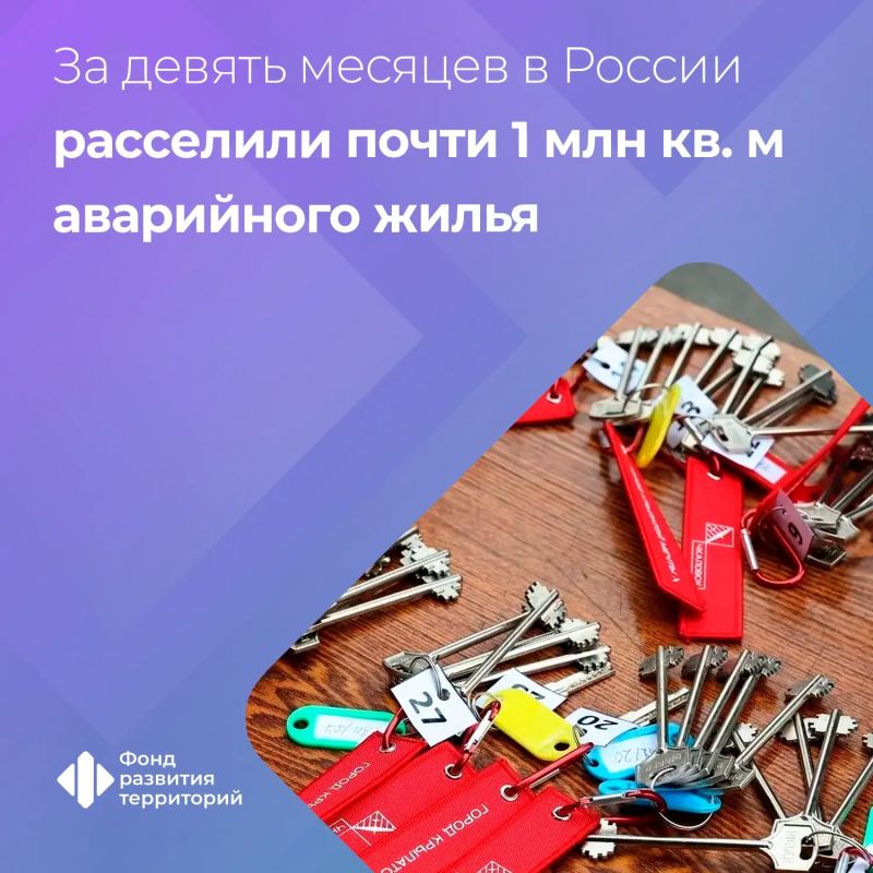 С начала года ключи от новых квартир получили 56 тыс