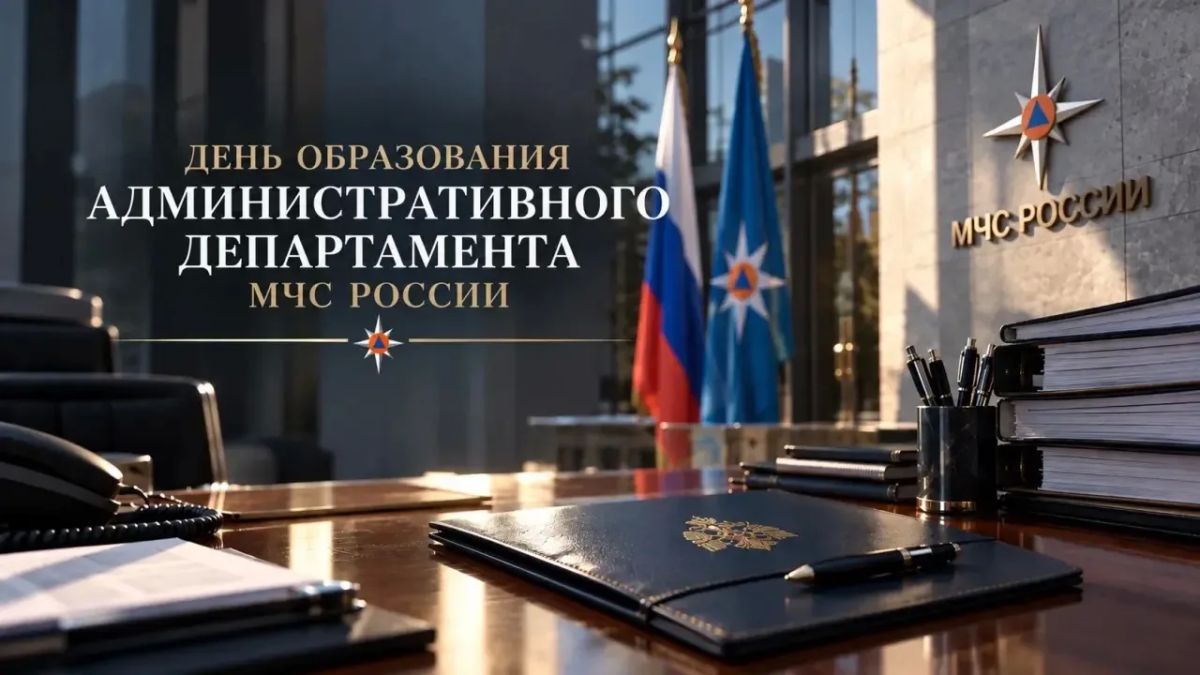 Административному департаменту МЧС России – 35 лет