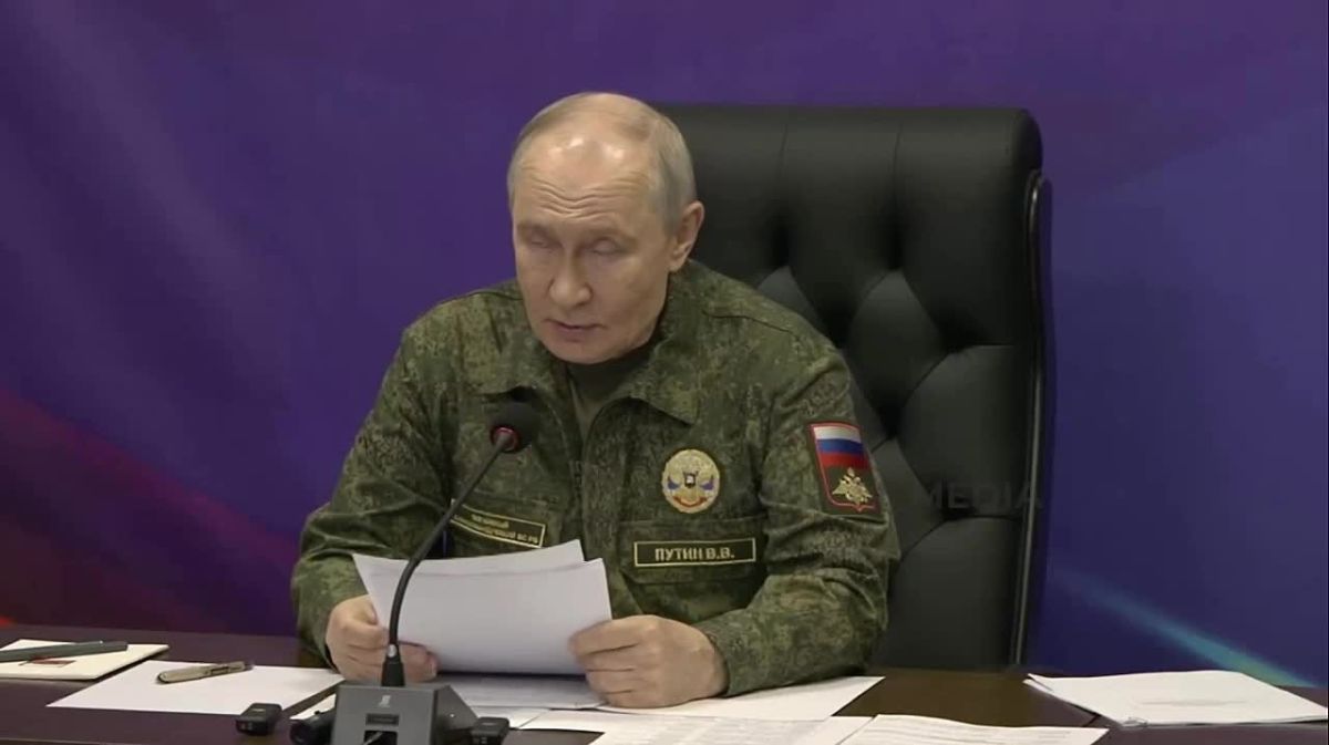 ПУТИН:Под контролем киевского режима остается чуть больше 10% территории Донецкой Народной Республики и 16,5% Запорожской области