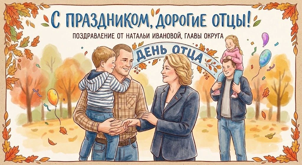 Дорогие земляки! Сегодня в России отмечается День отца — праздник, посвященный роли папы в каждой семье и в обществе